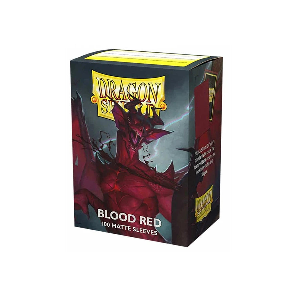 DRAGON SHIELD Bustine Standard Matte Blood Red 100pz