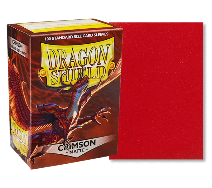 DRAGON SHIELD Bustine Standard Matte Crimson 100pz