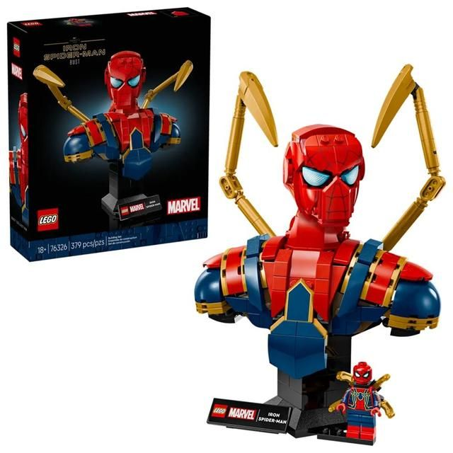 Lego - Busto Iron Spider - Man Marvel
