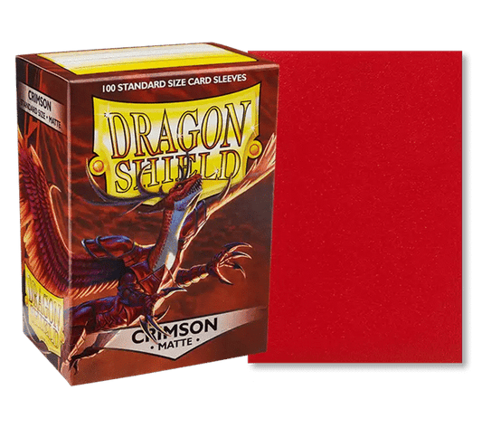 DRAGON SHIELD Bustine Standard Matte Crimson 100pz